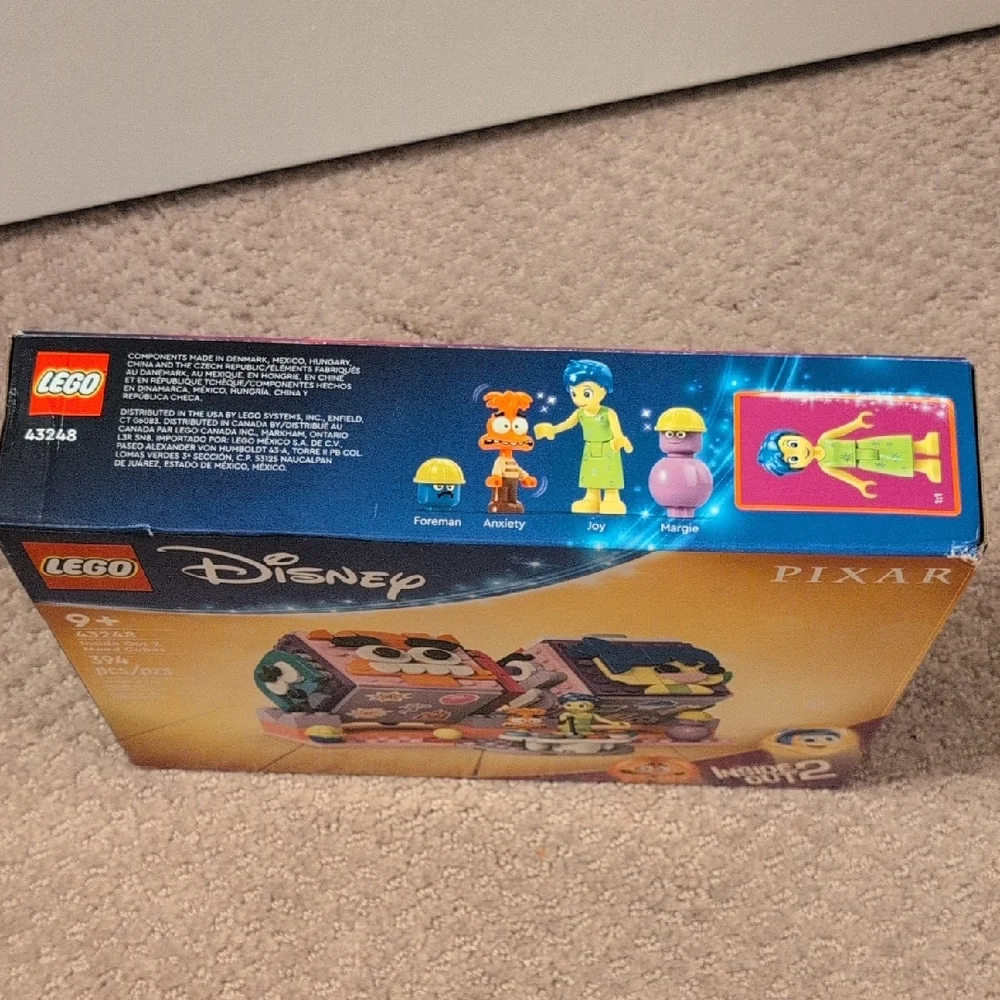 LEGO Disney Pixar Inside Out 2 Colorful Mood Cubes 43248 Set NEW